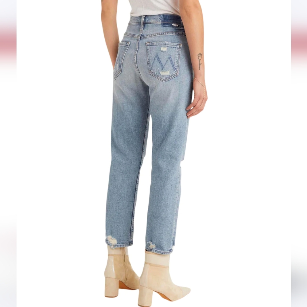 Mother Superior The Tomcat in The Confession Size 26 Distressed Jeans Button Fly